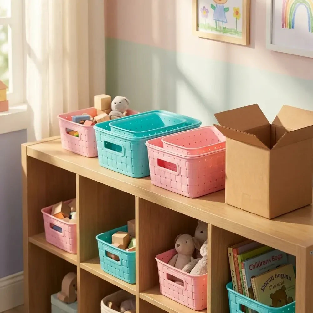 Smart shelf storage baskets - home & kitchen
