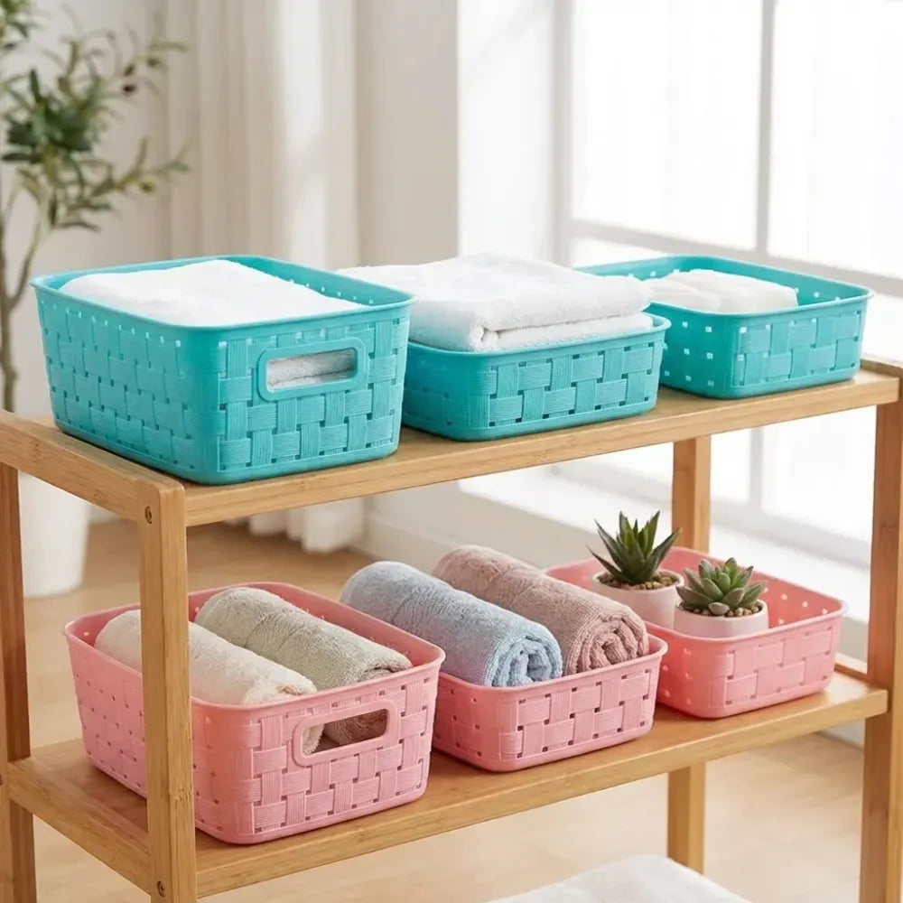 Smart shelf storage baskets - home & kitchen