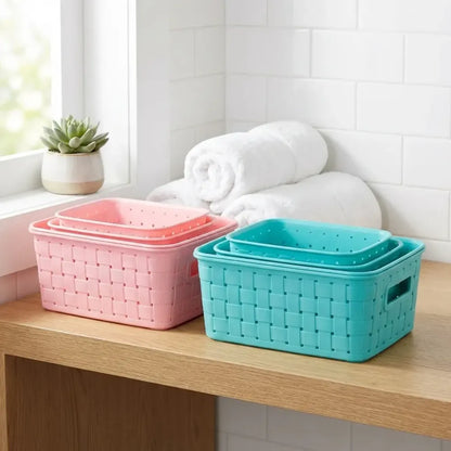 Smart shelf storage baskets - home & kitchen