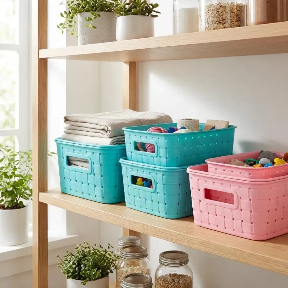 Smart shelf storage baskets - home & kitchen