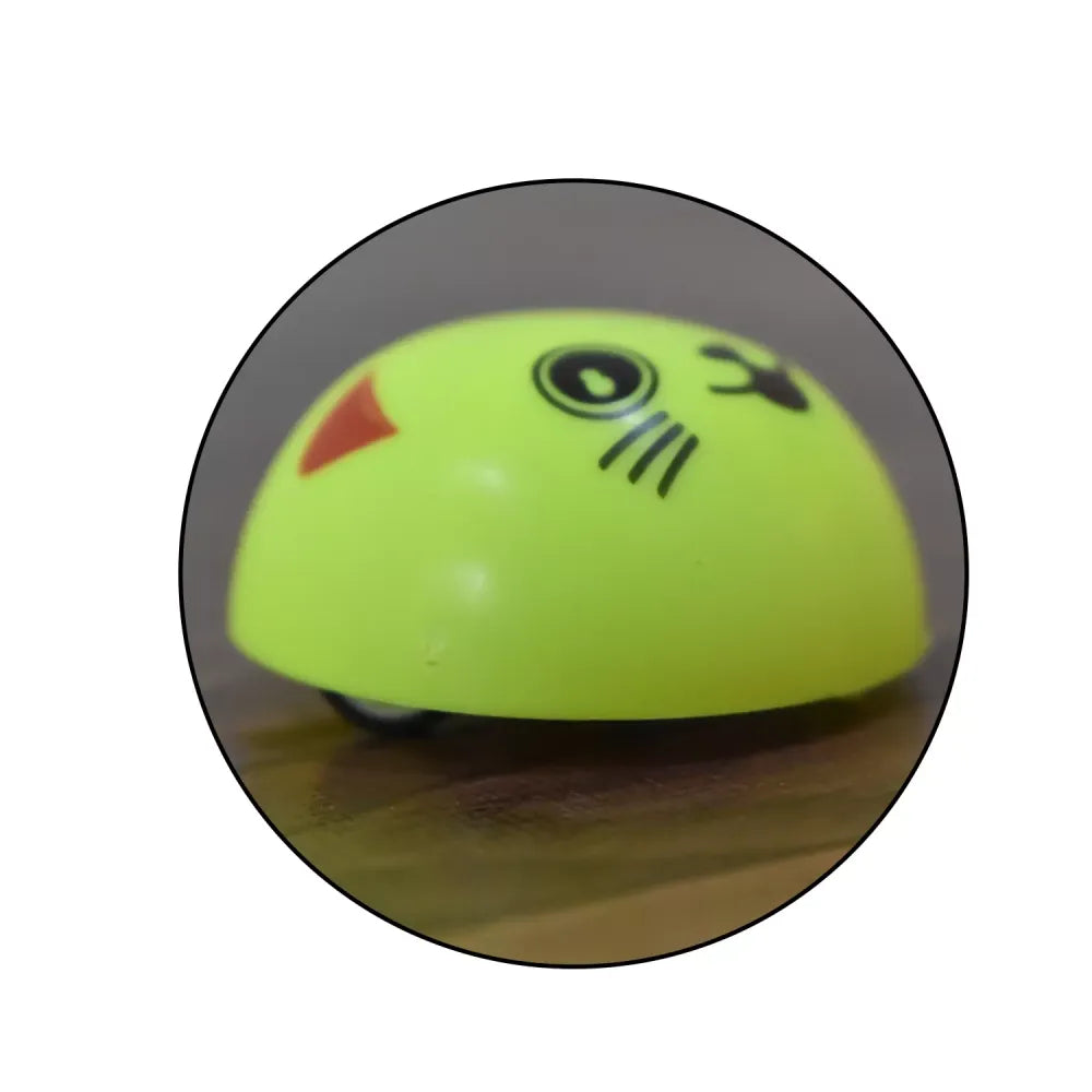 Smiley face pull back car