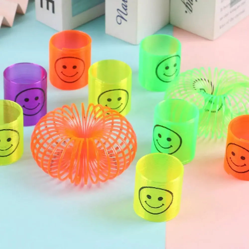 Smiley slinky spring set - toys