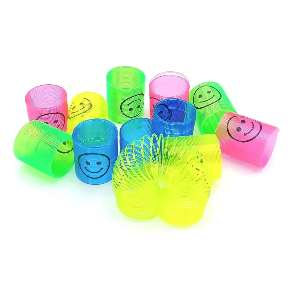 Smiley slinky spring set - toys