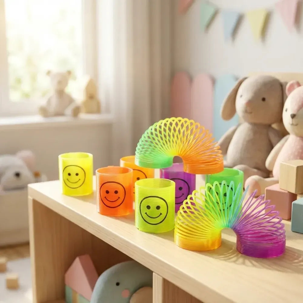 Smiley slinky spring set - toys