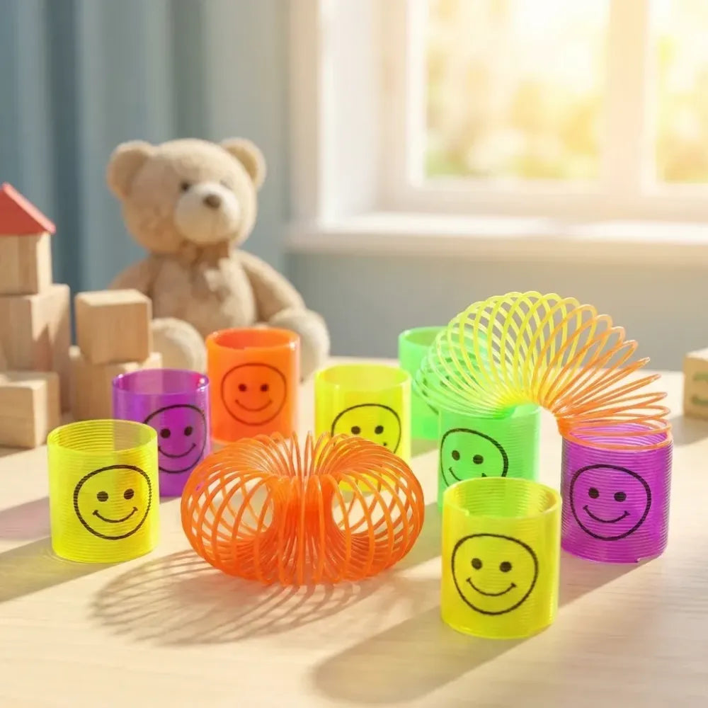 Smiley slinky spring set - toys