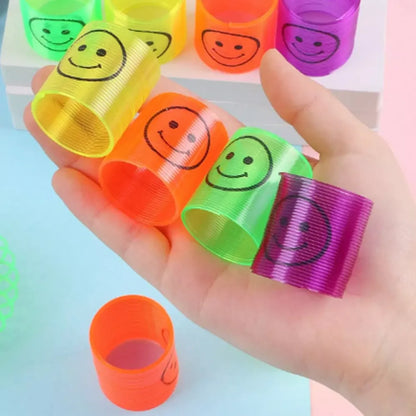 Smiley slinky spring set - toys