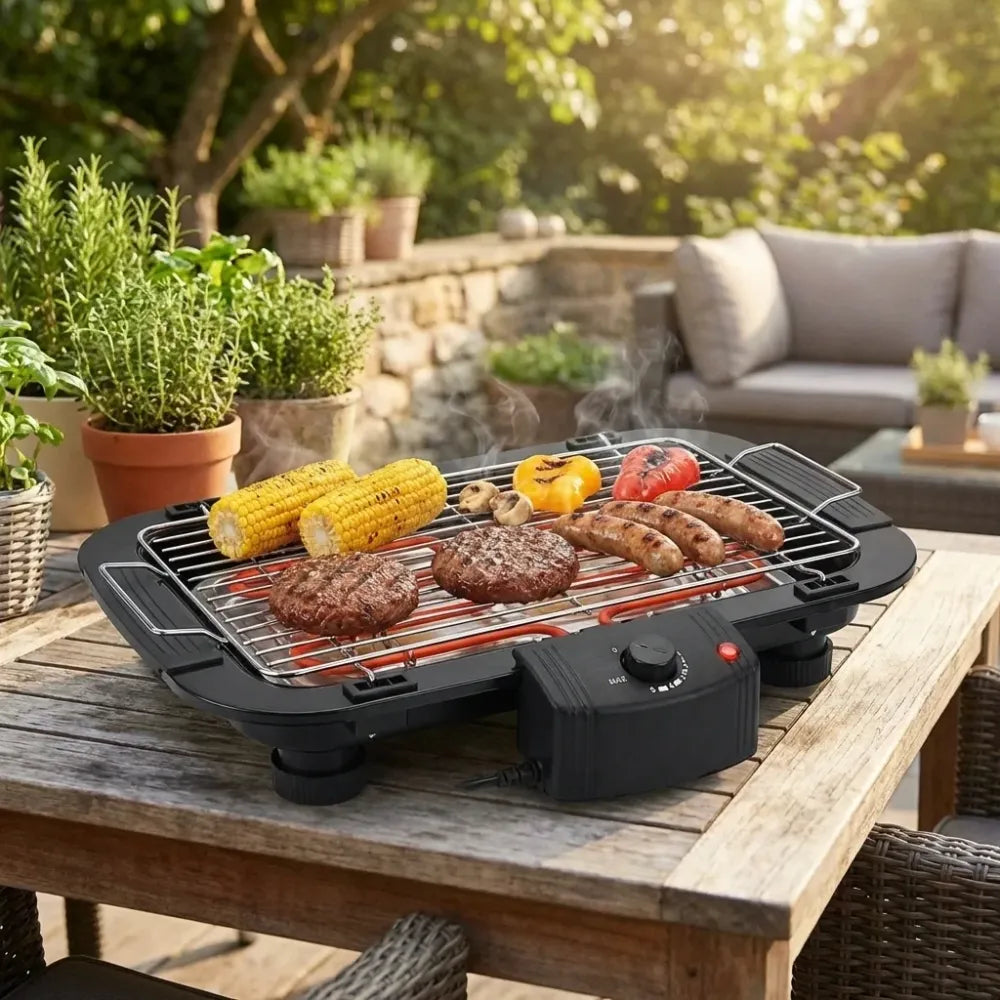 Smokeless indoor electric grill - home & kitchen