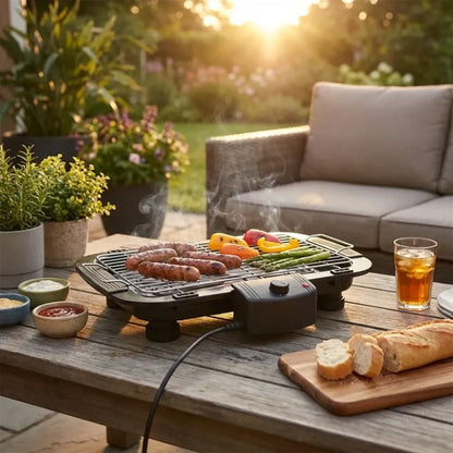 Smokeless indoor electric grill - home & kitchen