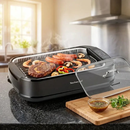 Smokeless indoor electric grill - home & kitchen
