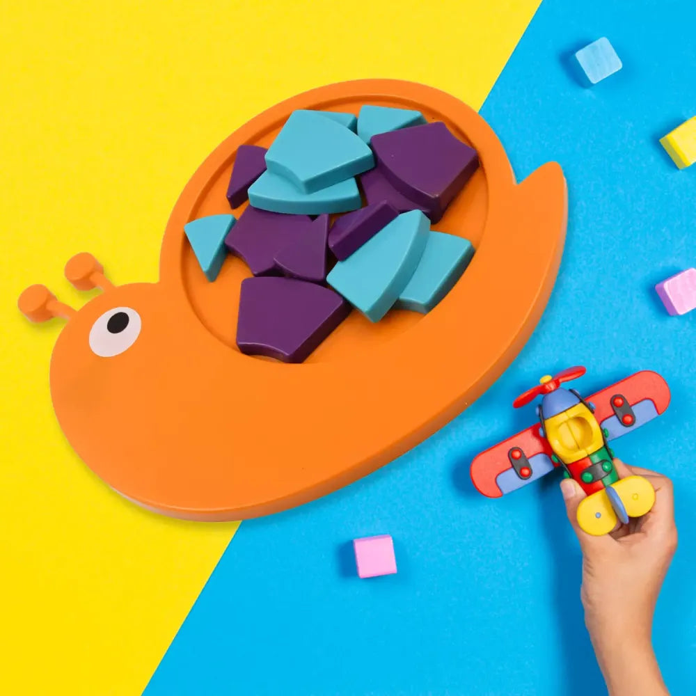 Snail puzzle stem toy - toys