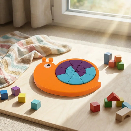 Snail puzzle stem toy - toys