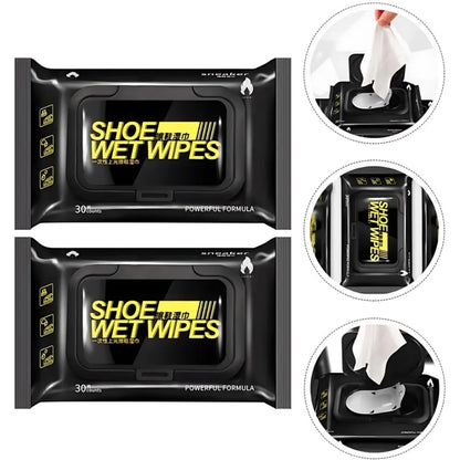 Sneaker & shoe cleaner wipes