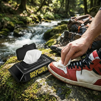 Sneaker & shoe cleaner wipes