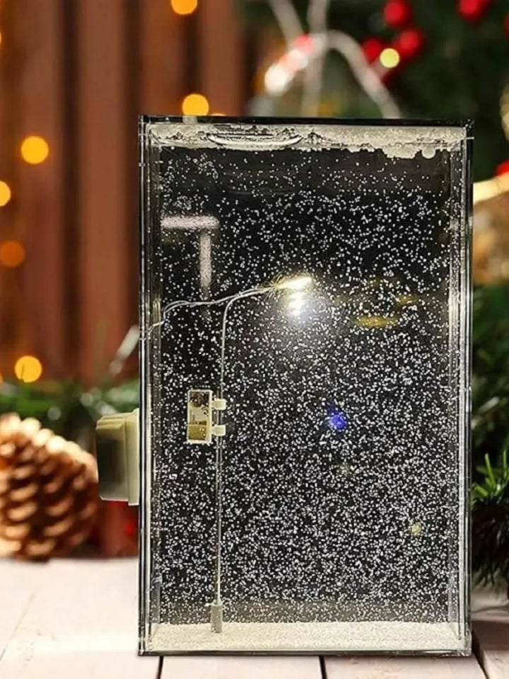 Snow Scene Light Street Lamp