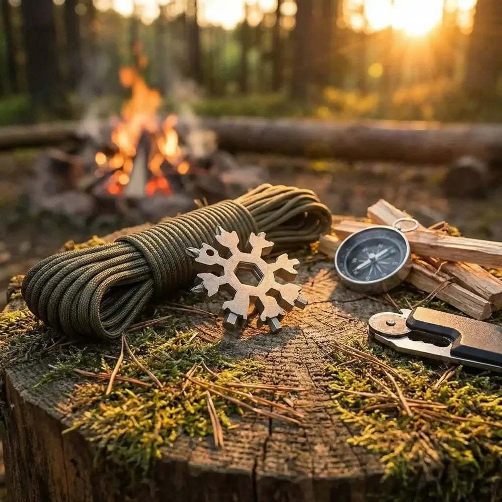 Snowflake multi-tool bottle opener - hardware