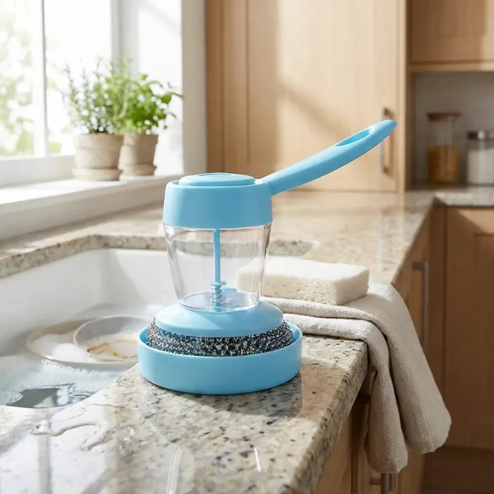 Soap dispenser scrub brush - home & kitchen