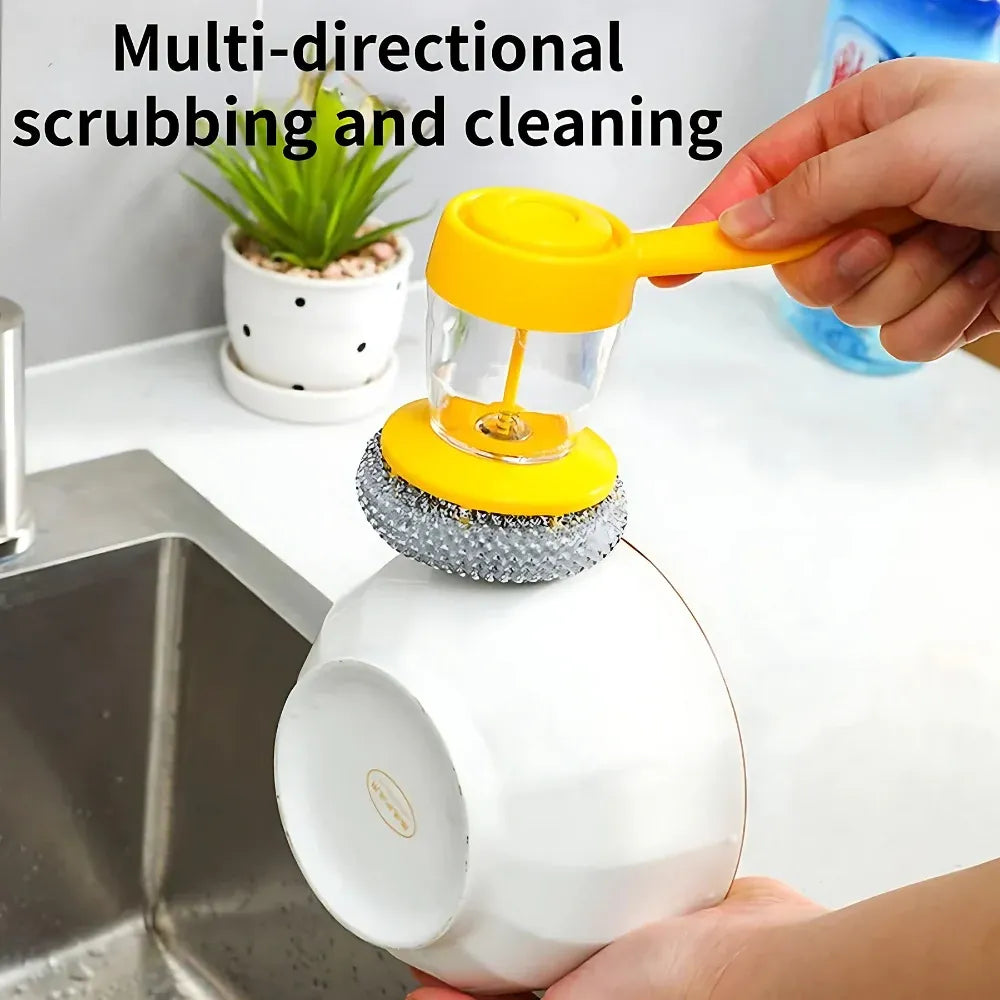 Soap dispenser scrub brush - home & kitchen