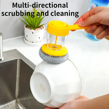Soap dispenser scrub brush - home & kitchen
