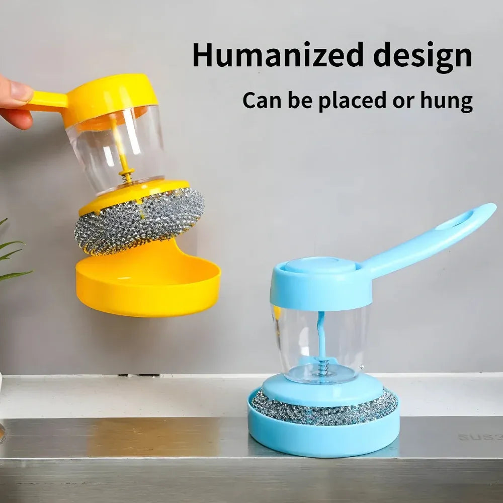Soap dispenser scrub brush - home & kitchen