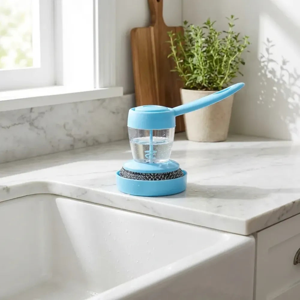 Soap dispenser scrub brush - home & kitchen