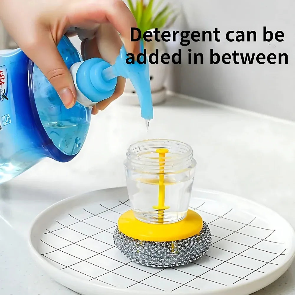Soap dispenser scrub brush - home & kitchen