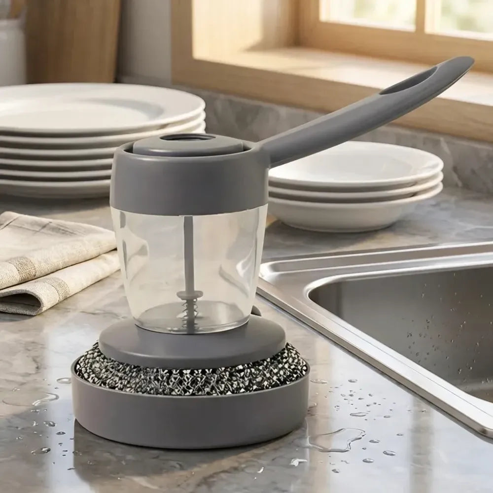 Soap dispenser scrub brush - home & kitchen