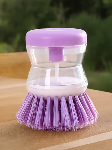 Soap-Dispensing Scrub Brush