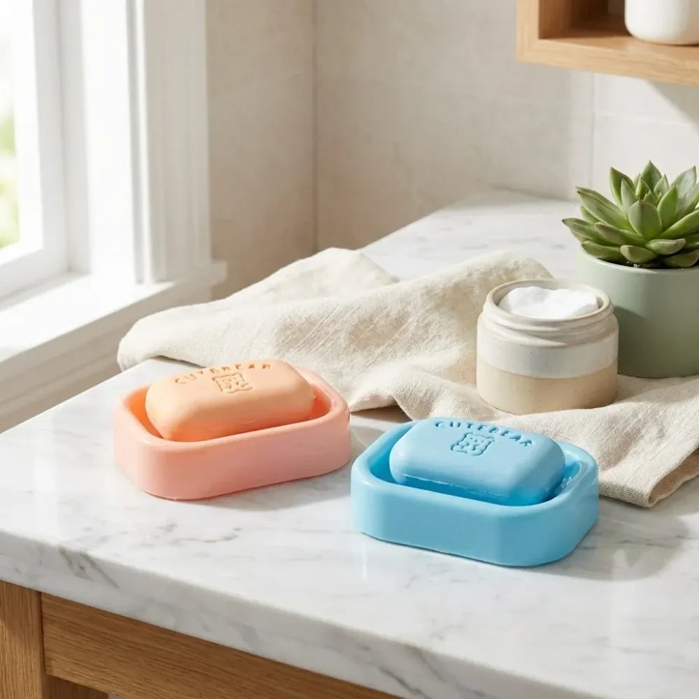Soap-shaped fun erasers - office