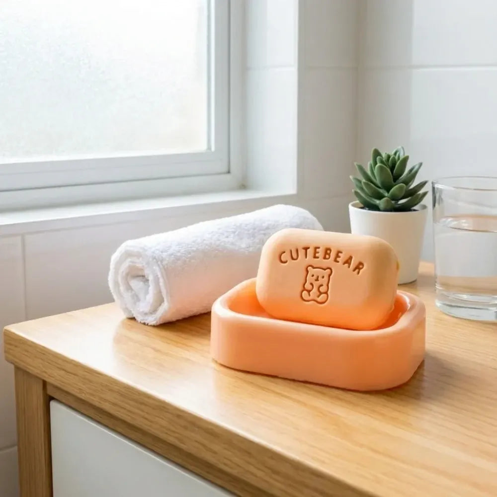 Soap-shaped fun erasers - office