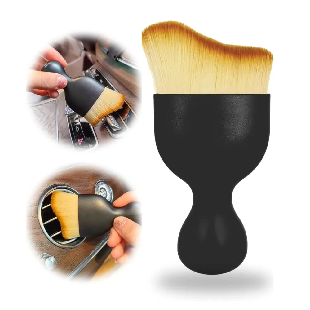 Soft-bristle car cleaning brush - health care