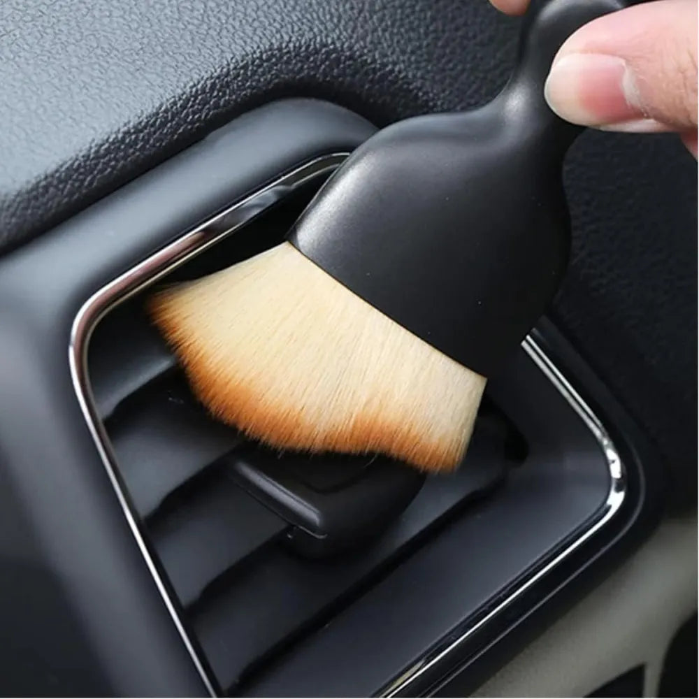 Soft-bristle car cleaning brush - health care