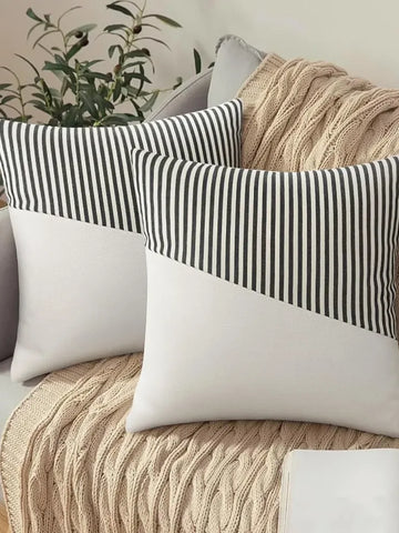 Soft Cotton Farmhouse Pillow Covers
