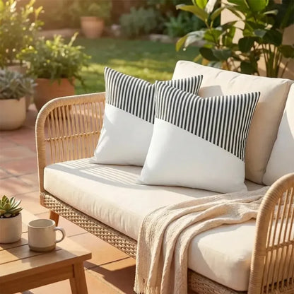 Soft cotton farmhouse pillow covers - home improvement