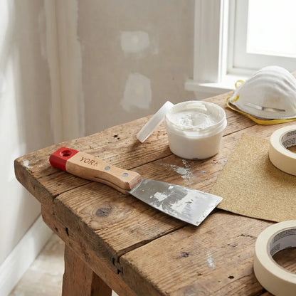 Soft rubber handle putty knife set - hardware