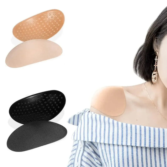 Soft silicone anti-slip shoulder push-up pads