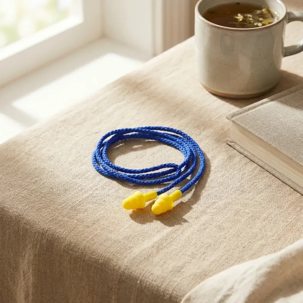 Soft silicone ear plugs hearing protection (2 pc set) - health care