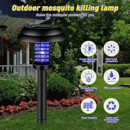Solar bug zapper light - garden