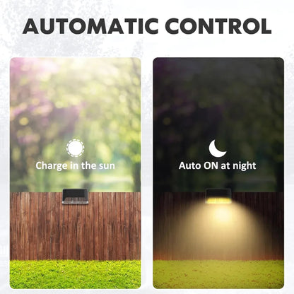 Solar deck lights (pack of 4)