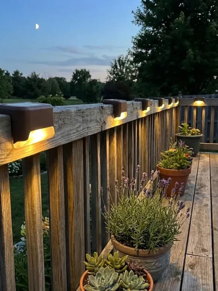 Solar Deck Lights (Pack of 4)