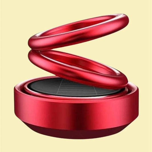Solar energy rotating ring with long lasting french organic fragrance