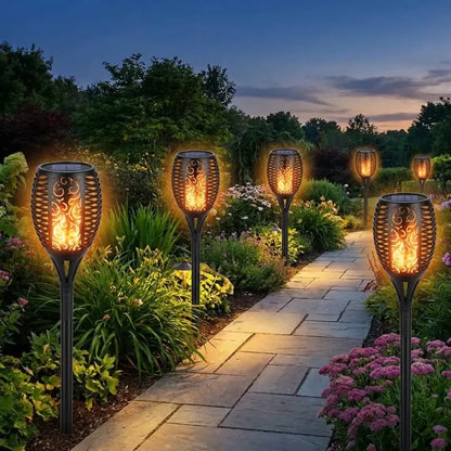 Solar flame torch – 96 led