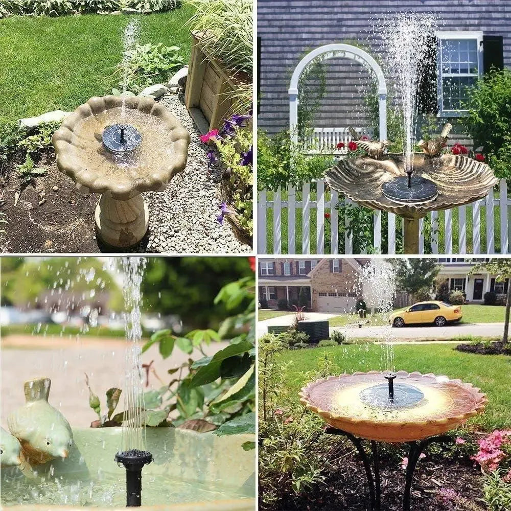 Solar floating fountain pump - gardening