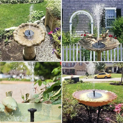 Solar floating fountain pump - gardening