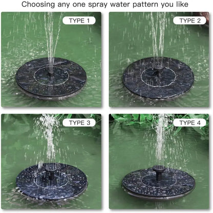 Solar floating fountain pump - gardening