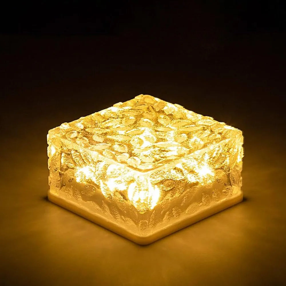 Solar Ice Cube Garden Lights