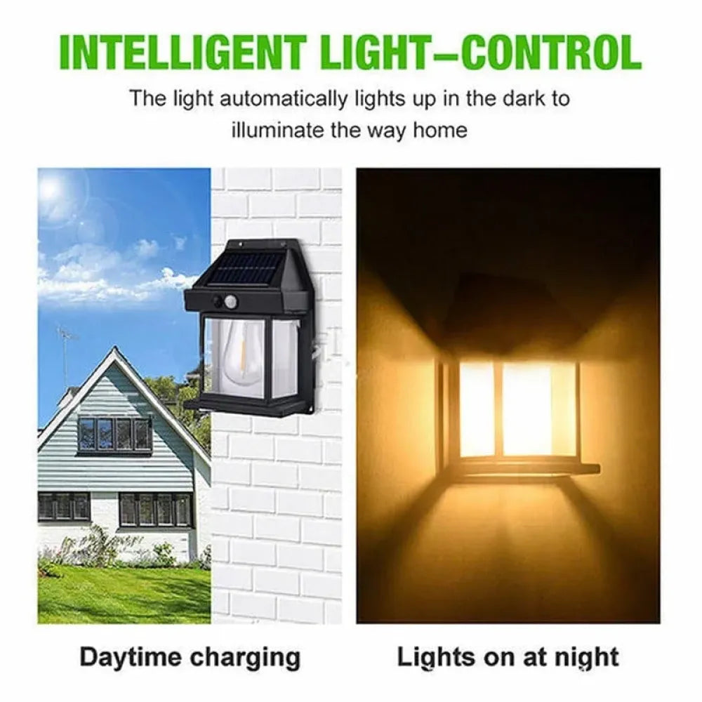 Solar light outdoor wall