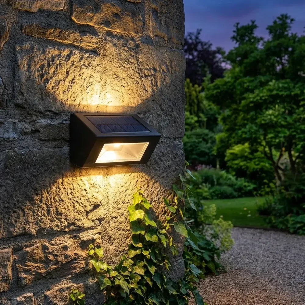Solar light outdoor wall