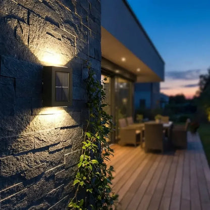 Solar light outdoor wall
