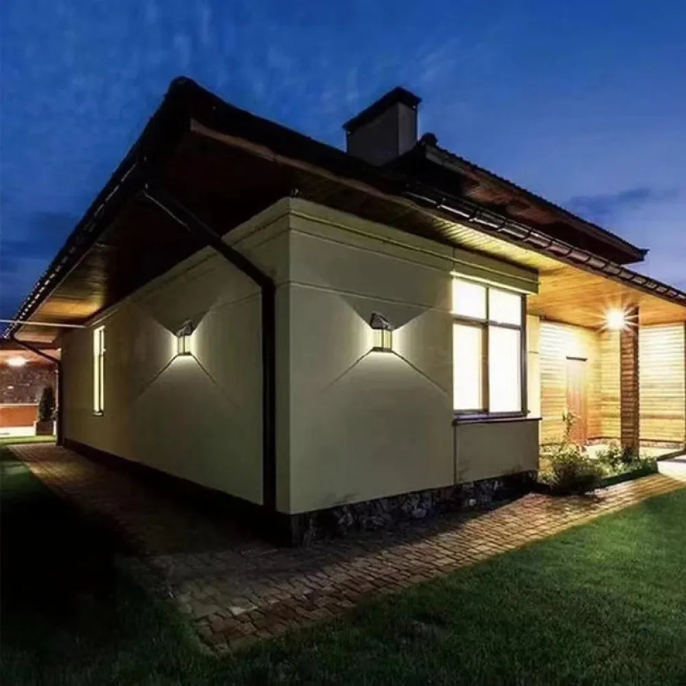 Solar light outdoor wall