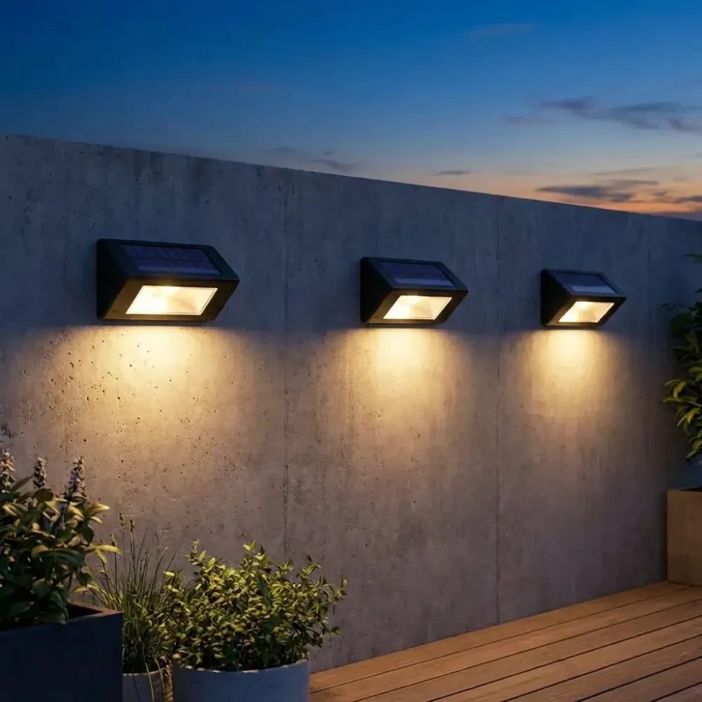 Solar light outdoor wall